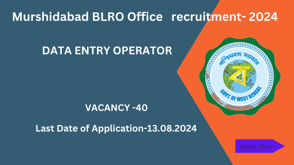 Murshidabad BLRO Office Recruitment 2024
