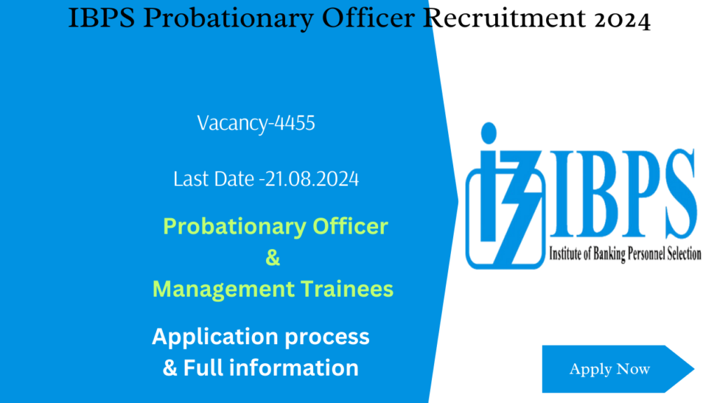 IBPS Probationary Officer Recruitment 2024