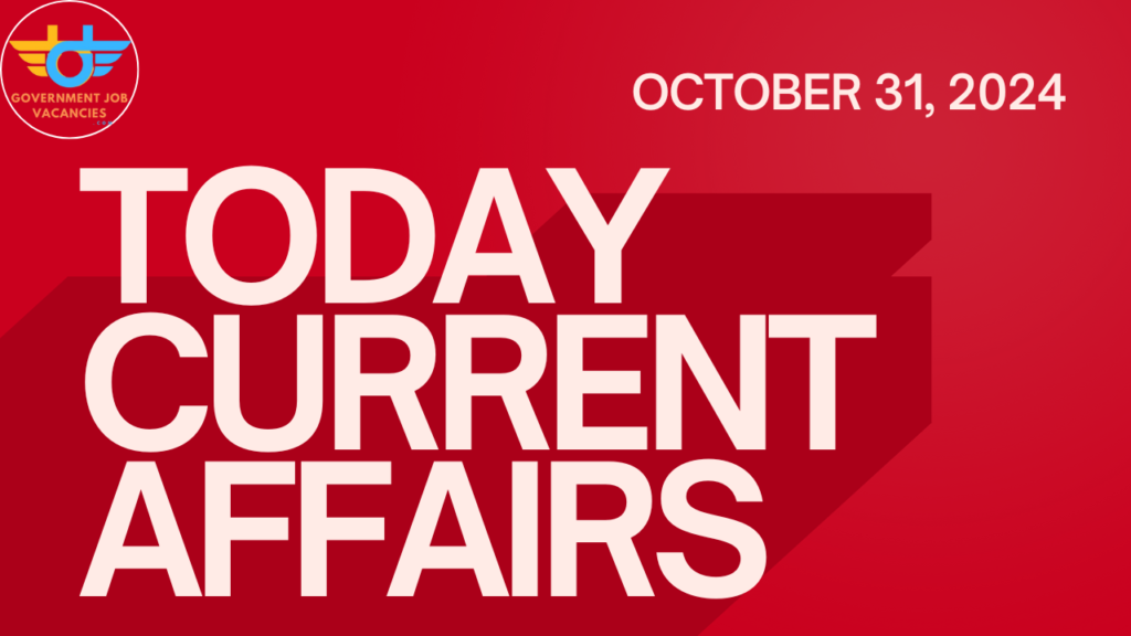 Daily Current Affairs in Bengali 31th October 2024