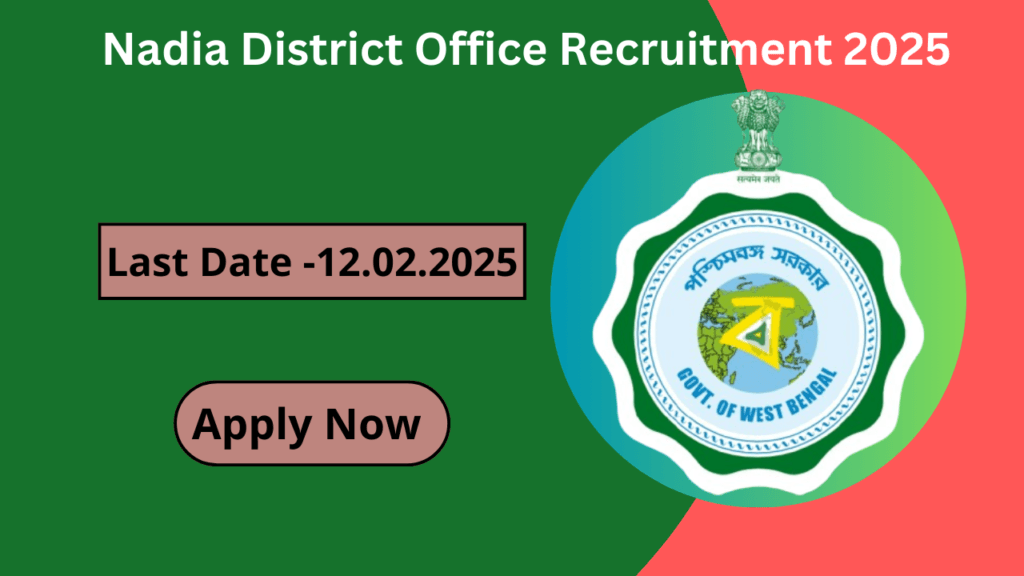 Anandadhara District Office Nadia Recruitment 2025